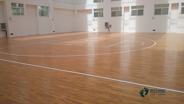 学校篮球场地地板节点图