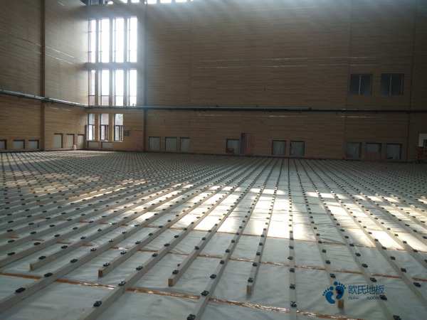 学校体育场地板施工工艺1
